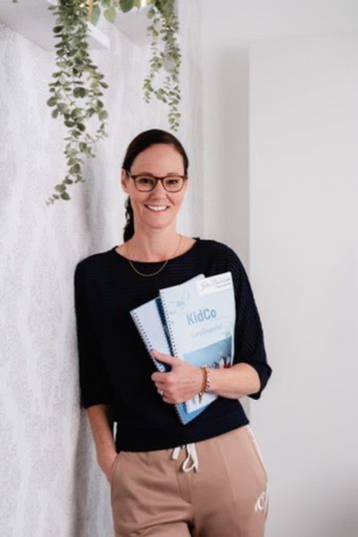 Julia Buckebrede mit ihren KidCo-Lernbegleitern